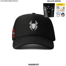 Cargar imagen en el visor de la galería, GORRA CON DISEÑO DE ARAÑA