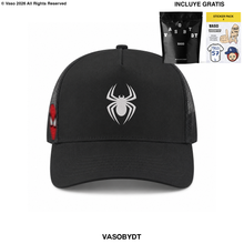 Cargar imagen en el visor de la galería, GORRA CON DISEÑO DE ARAÑA