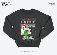 Cargar imagen en el visor de la galería, Ugly Sweater Santa blk